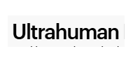 Ultrahuman Gutschein